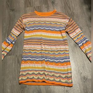 Boutique Crocheted Sweater Dress